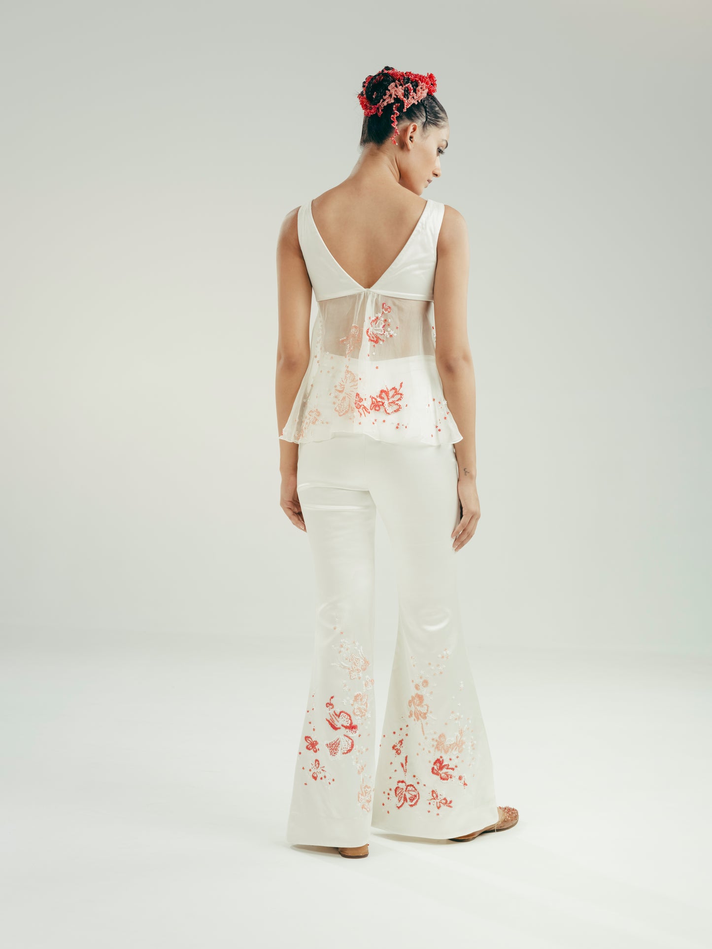 The Floral Burst Top and Pant Set